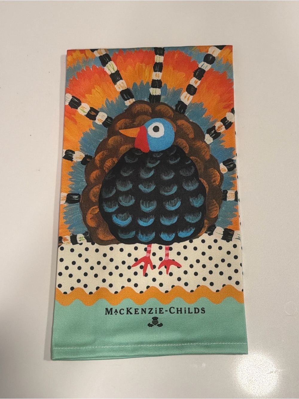 MacKenzie Childs Turkey Kitchen Towel